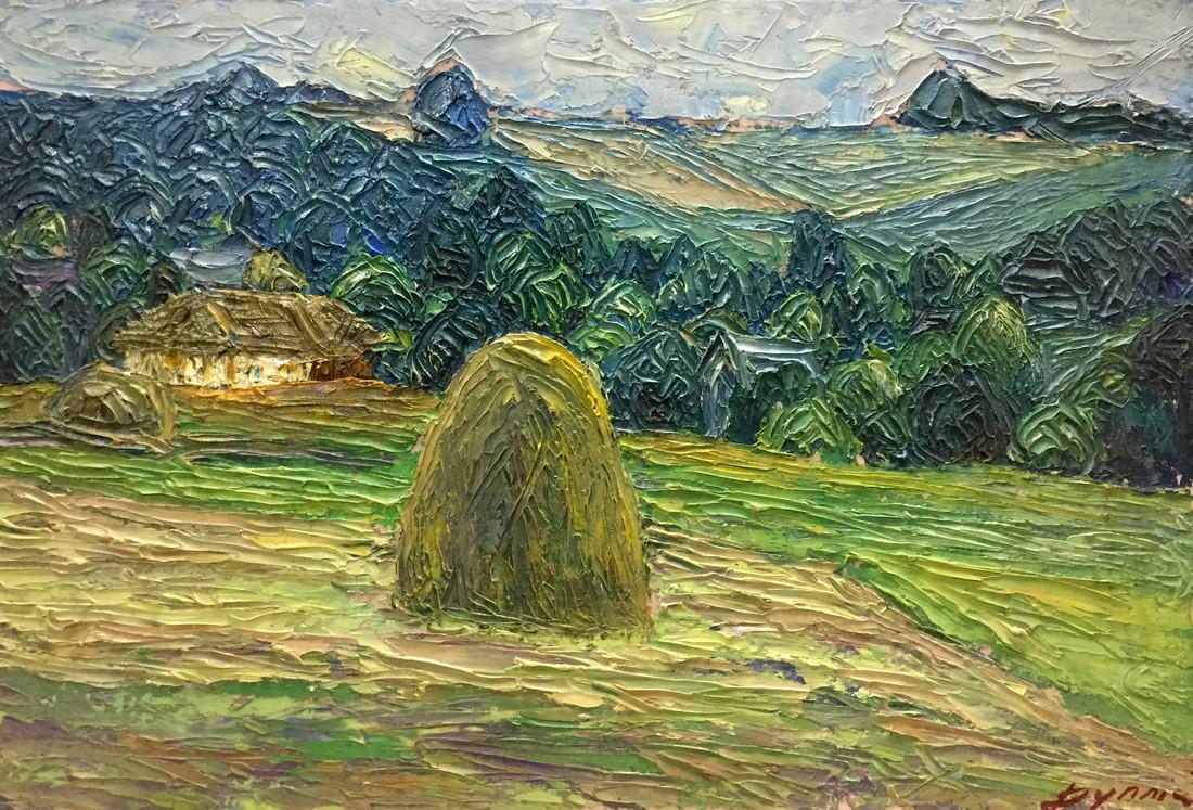 Oil painting Farm Dupliy Sergey Alexandrovich (1 of 14)