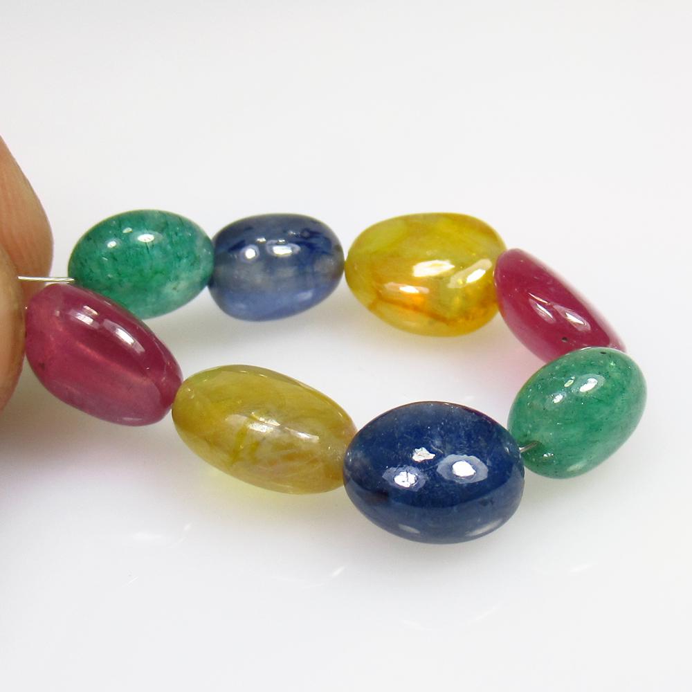 40.00 Ct Natural 8 Emerald, Ruby, Sapphire Beads (1 of 2)