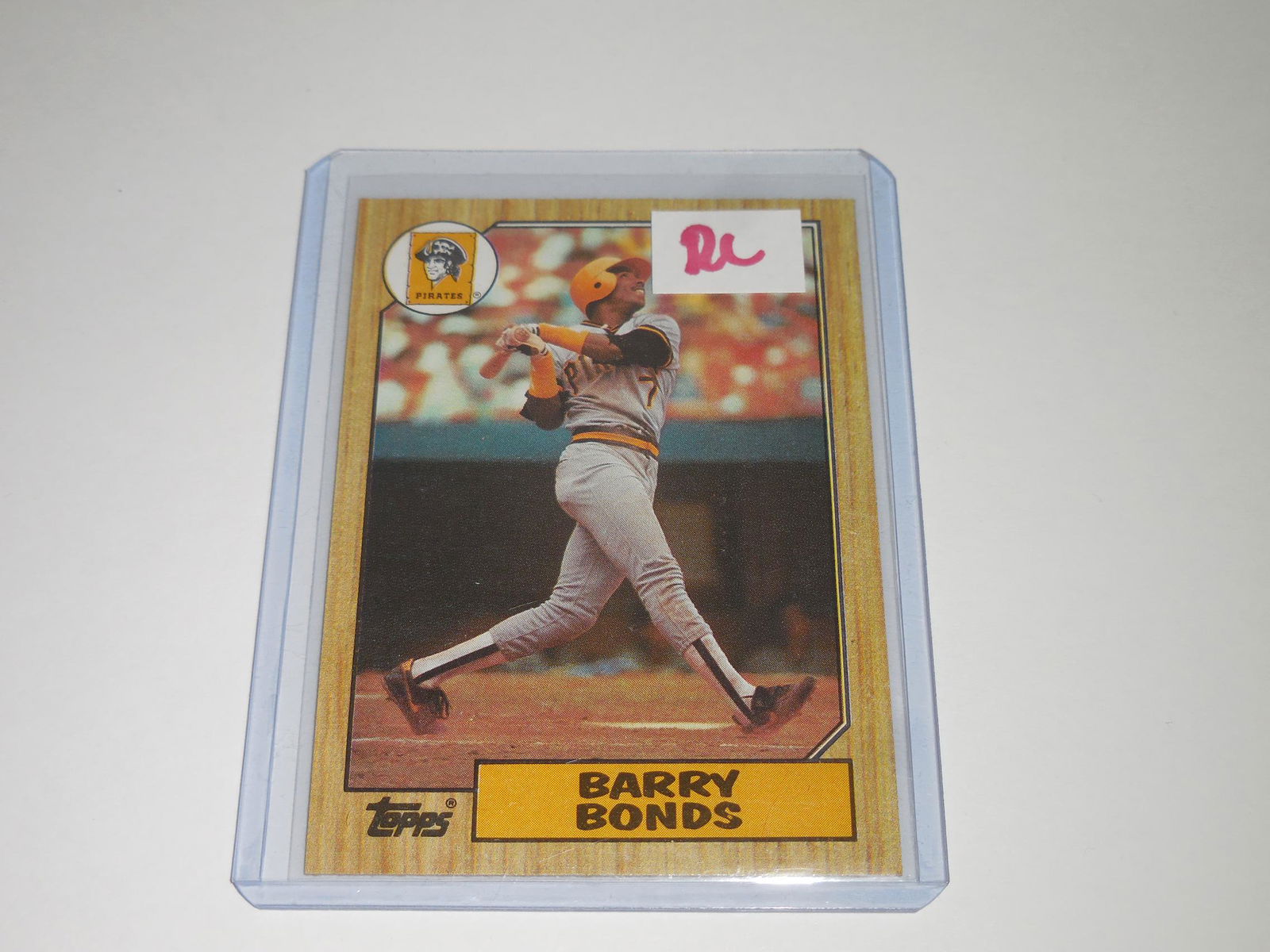 1987 TOPPS #320 BARRY BONDS ROOKIE CARD PIRATES (1 of 2)