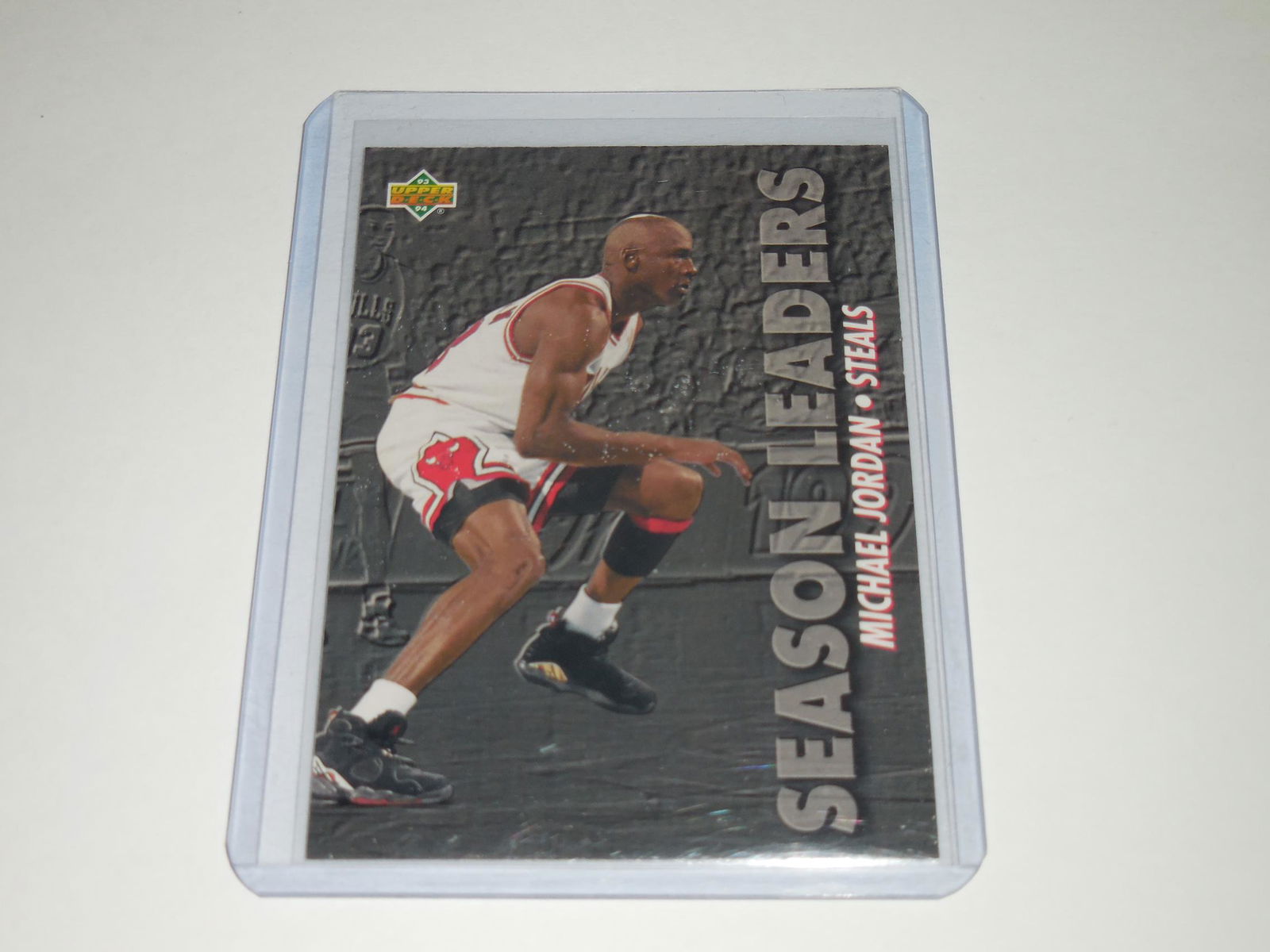 1993-94 UPPER DECK MICHAEL JORDAN SEASON LEADERS STEALS (1 of 2)