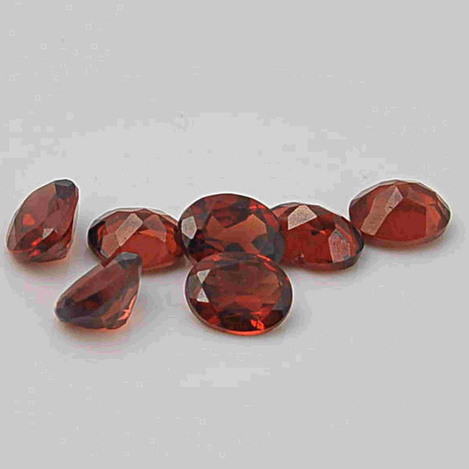 5.88 Carat Red Color Natural Oval Garnet Loose Gemstone (1 of 6)