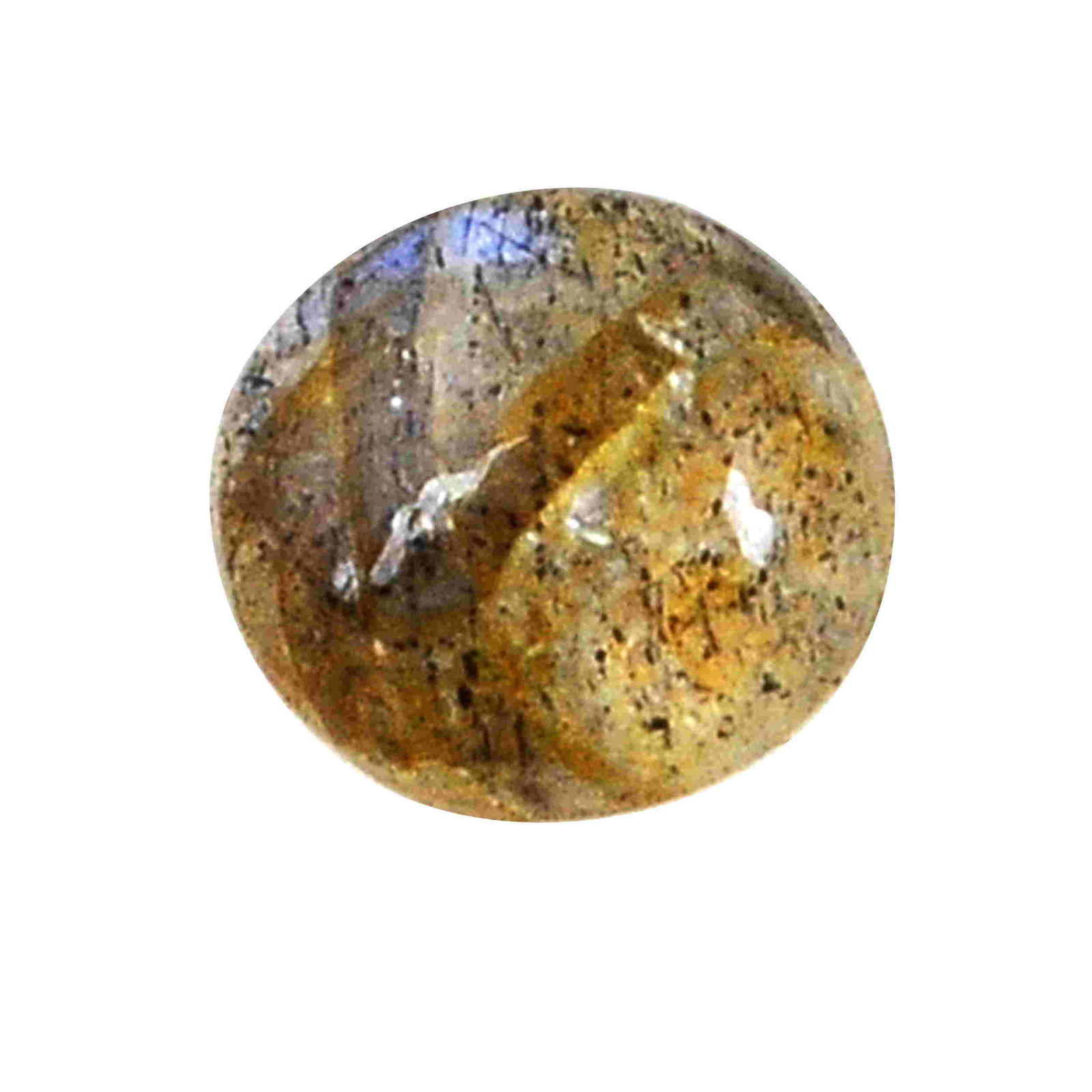 1.35 Carat Green Mix Labradorite Loose Gemstone 1 Piece: No Reserve! Title: 1.35 Carat Green Mix Labradorite Loose Gemstone 1 Piece Additional Information: Specification of Gemstone Name : Labradorite Color : Green Mix Total Weight : 1.35 Shape : Round Cut