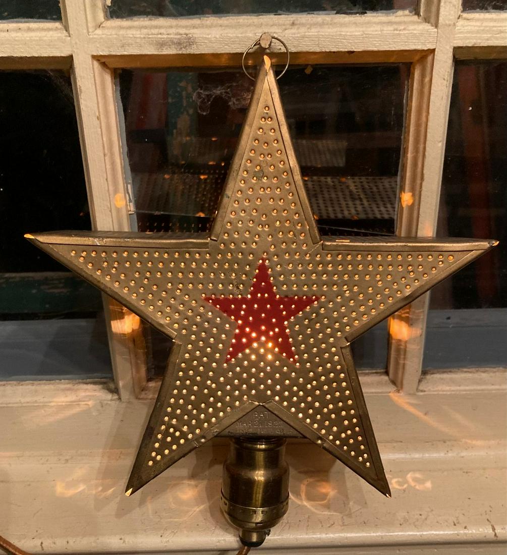 Christmas star patent dated 1922 (1 of 6)
