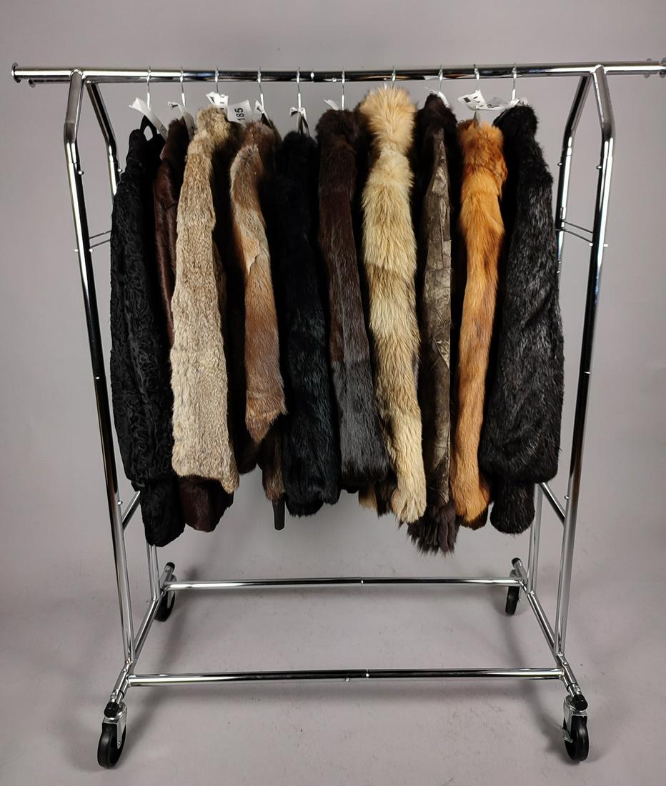 COLLECTION OF 10 FURS COATS/JACKETS (1 of 11)