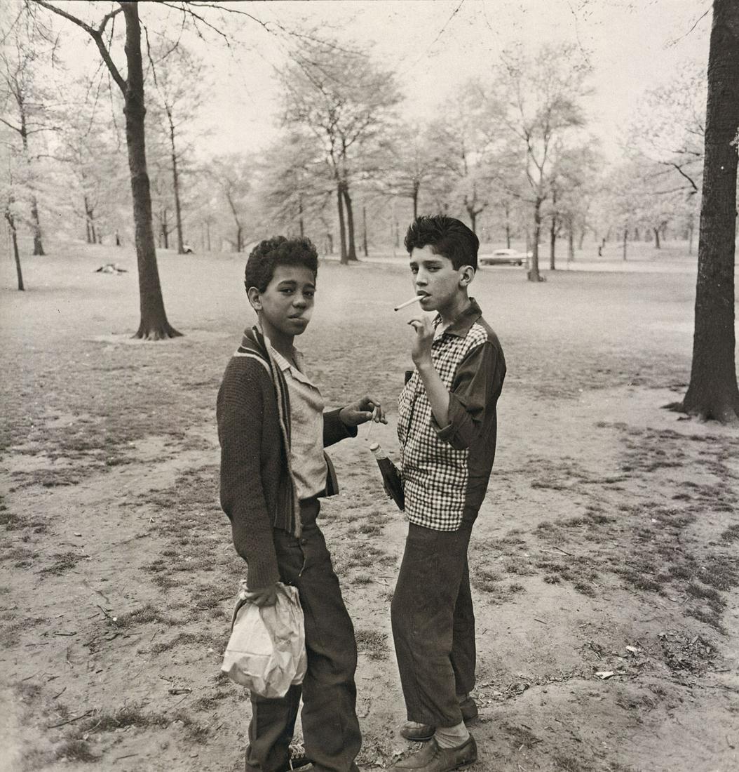 DIANE ARBUS - Two Boys smoking in Central Park, NYC, (1 of 1)