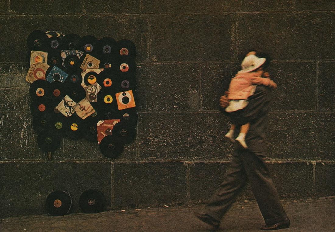 HERBERT LIST - Untitled, records on wall, Germany, 1960: Artist: HERBERT LIST Print Title: Untitled, records on wall, Germany, 1960 Printing Date: 1986 Medium: Photo-lithograph Printed in: Spain Image Size: approx. 5 x 7” Herbert List(1903 â€“ 19