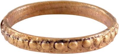 VIKING WEDDING RING, SIZE 6 1/2 (1 of 3)