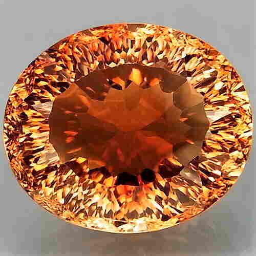 natural top imperial topaz millennium cut -13,80 ct 1,2 (1 of 2)