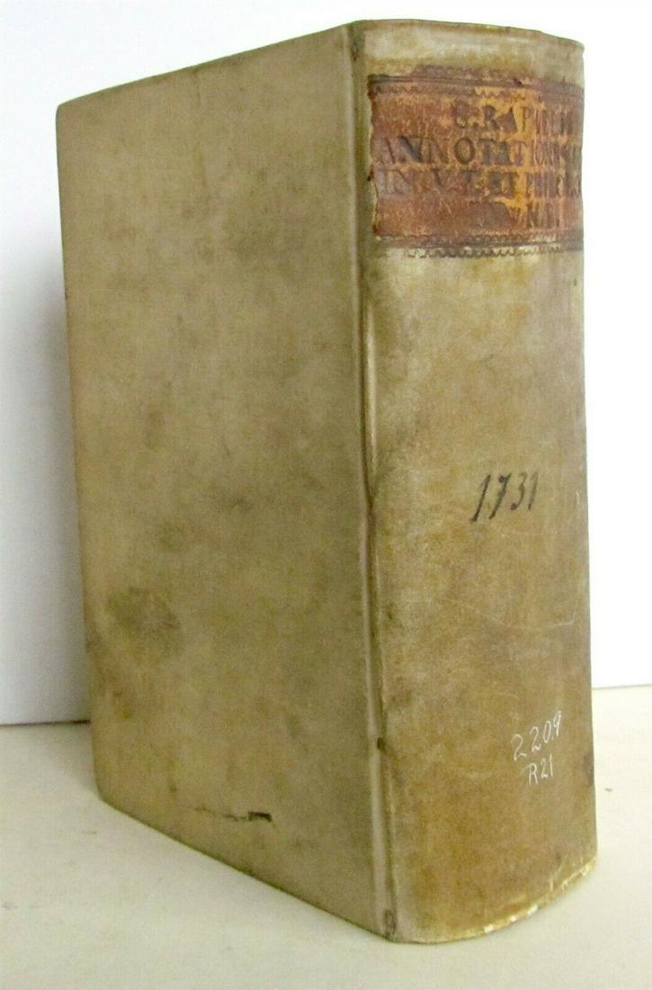 1731 ANNOTATIONES in SACRAM SCRIPTURAM ex HERODOTO (1 of 12)