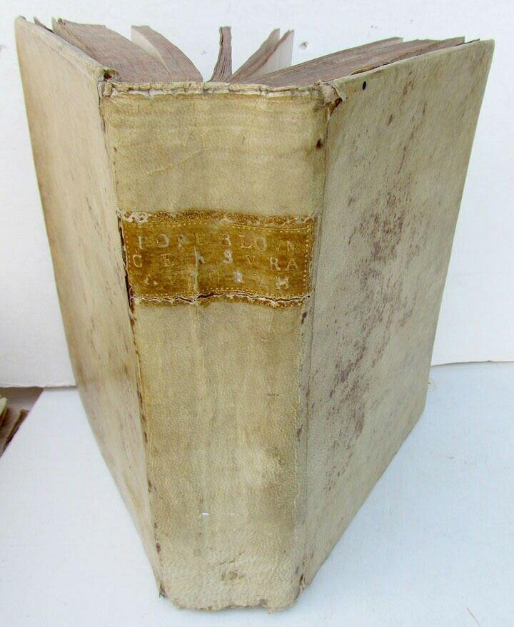 1710 ANTIQUE VELLUM BOUND BOOK by THOMAS POPE BLOUNT (1 of 12)