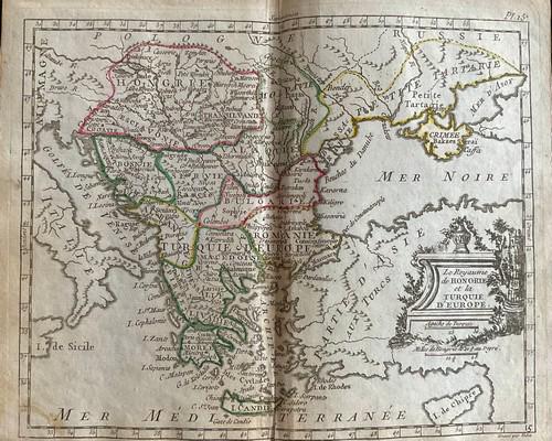 Balkans, Hungary, Greece and Crimea 1780 by J. de la (1 of 1)
