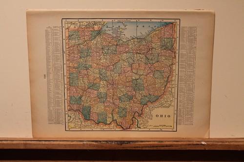1889 Ohio Map (1 of 3)