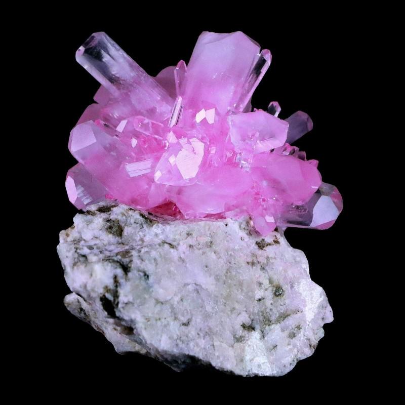 Pink arcanite natural crystal cluster mineral gemstone (1 of 5)