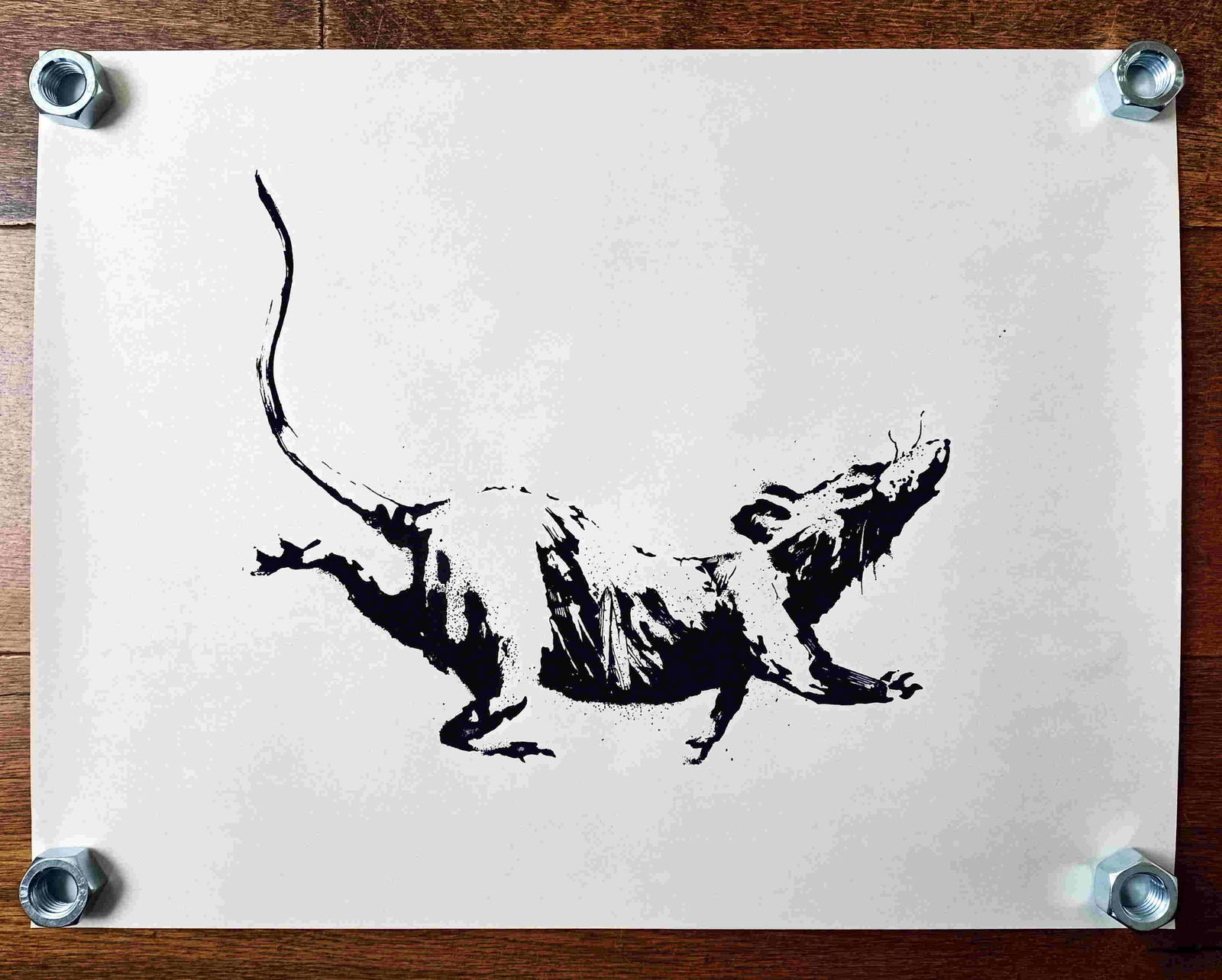 Banksy - Original GDP Rat Silkscreen - Silkscreen - Not (1 of 6)