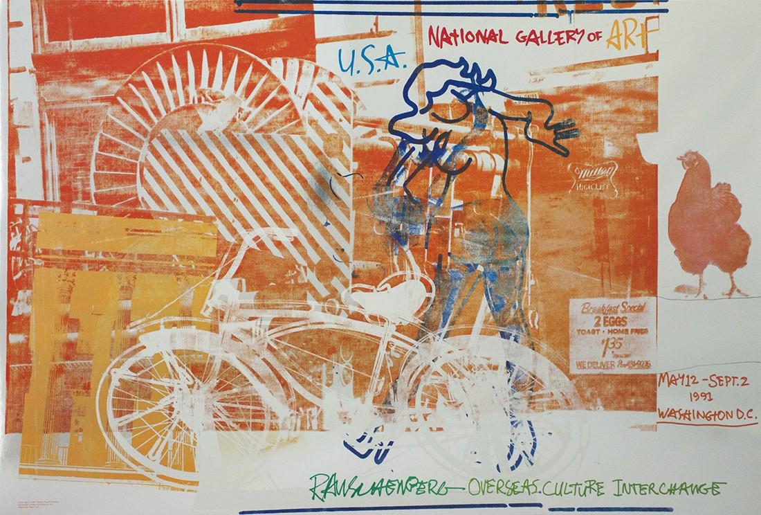 Robert Rauschenberg - Bicycle, National Gallery - 1991 (1 of 1)