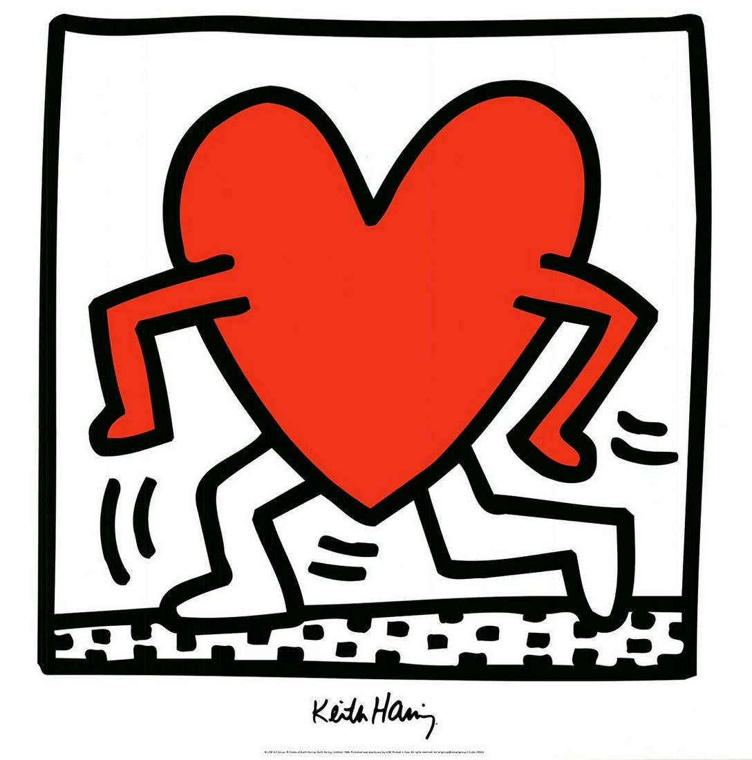 Keith Haring - Untitled (1984) - 1988 Offset Lithograph (1 of 1)