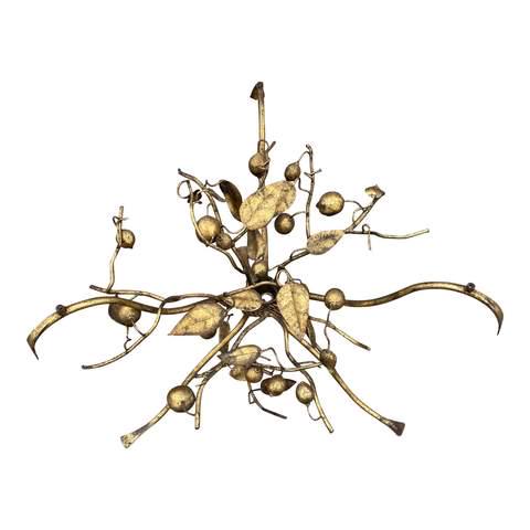 1970s Italian Florentine Fruit Gold Coffee Table Base (1 of 7)