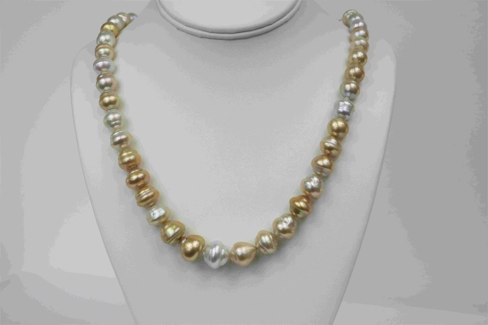 9-13mm South Sea White and Gold Multi Color Circle (1 of 4)