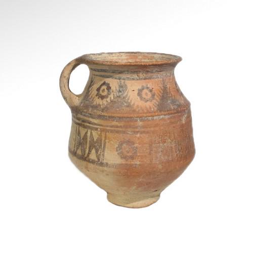 North Persian/Caspian Sea Ceramic Handled Jar, Teppe (1 of 6)