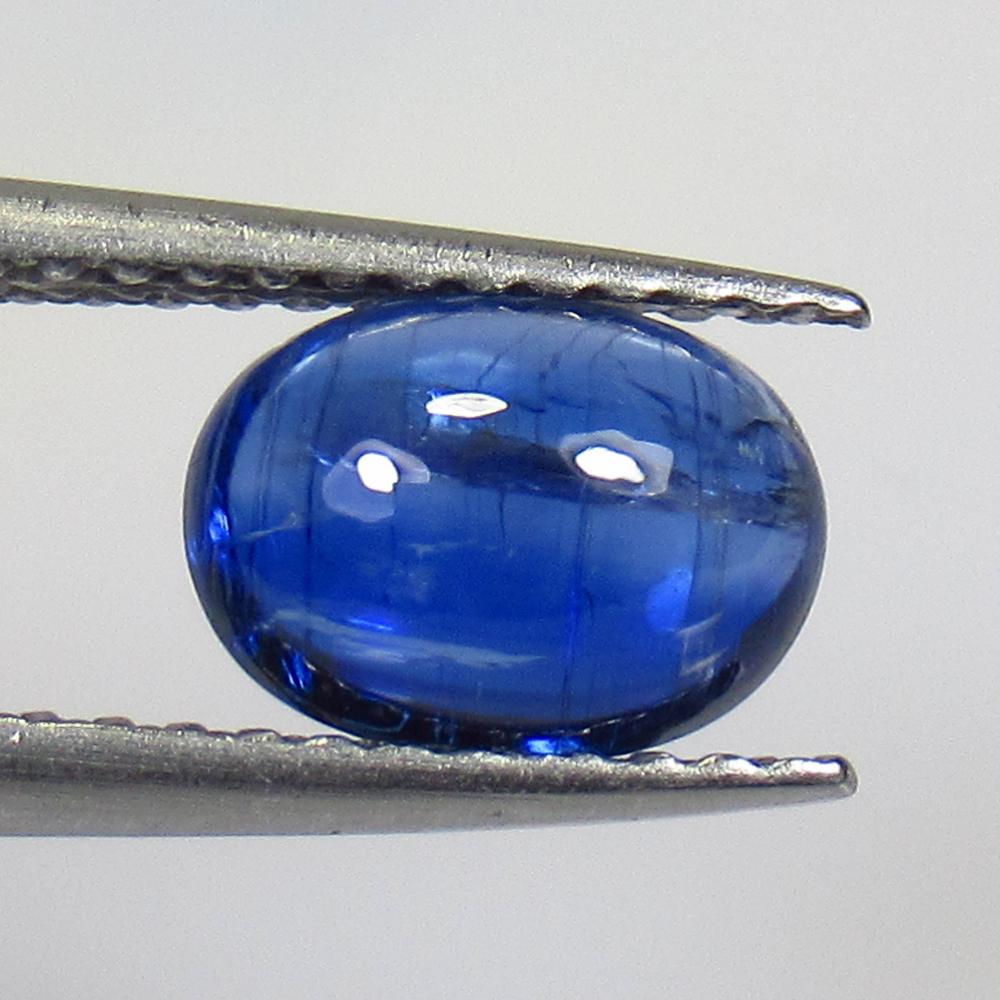 1.40 Ctw Natural Deep Blue Kyanite Oval Cab (1 of 2)