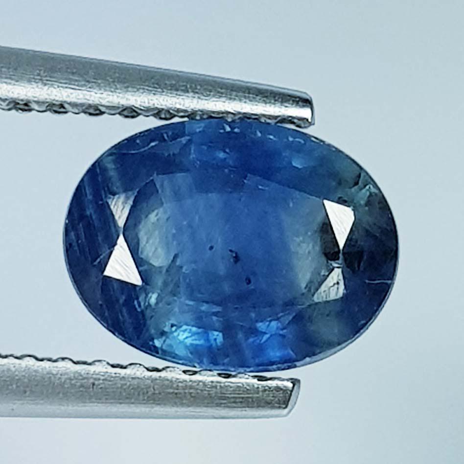 1.90 ct Natural Blue Sapphire: No Reserve! Title: 1.90 ct Natural Blue Sapphire Color/Clarity: VS Carat Weight: 1.9 Size/Dimensions: 8.10 x 6.30 x 4.00 Additional Information: Oval - Burma Shipping: Domestic: Flat-rate of $7.00 t