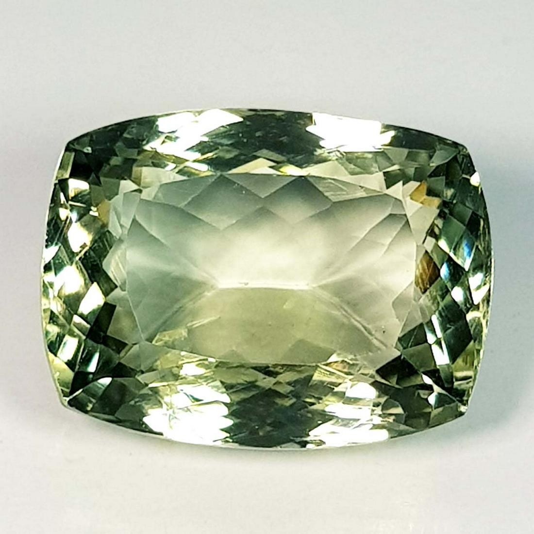 Natural Green Amethyst Cushion Cut 21.43 Ct (1 of 5)