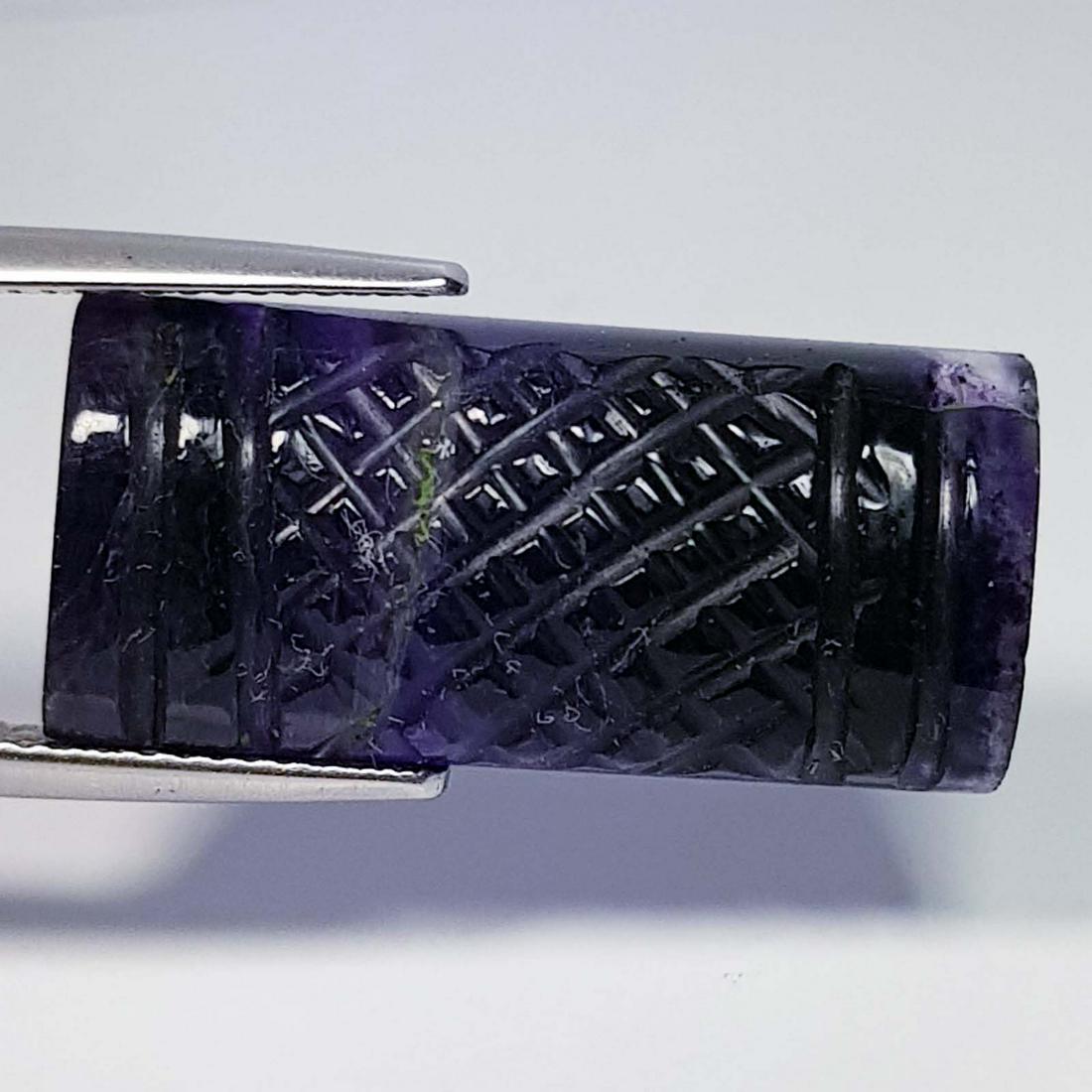 20.40 Ct Natural Bicolor Fluorite Rectangular Flower (1 of 5)