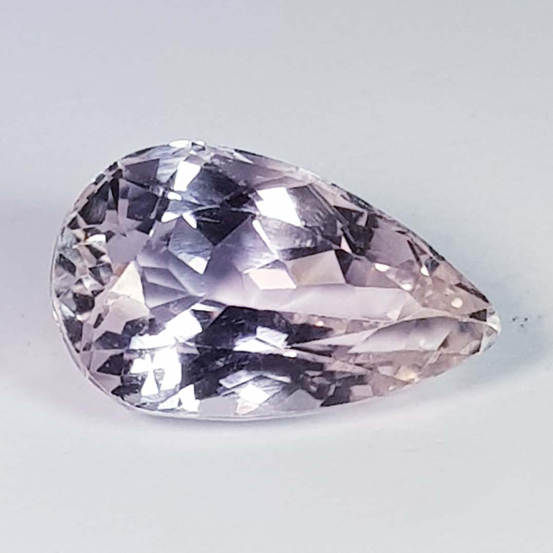 Natural Pink Kunzite Pear Cut 5.40 ct: No Reserve! Title: Natural Pink Kunzite Pear Cut 5.40 ct Color/Clarity: Opaque Carat Weight: 5.4 Size/Dimensions: 14.00 x 9.00 x 7.00 Additional Information: Pear - Afghanistan Shipping: Domestic: Fl