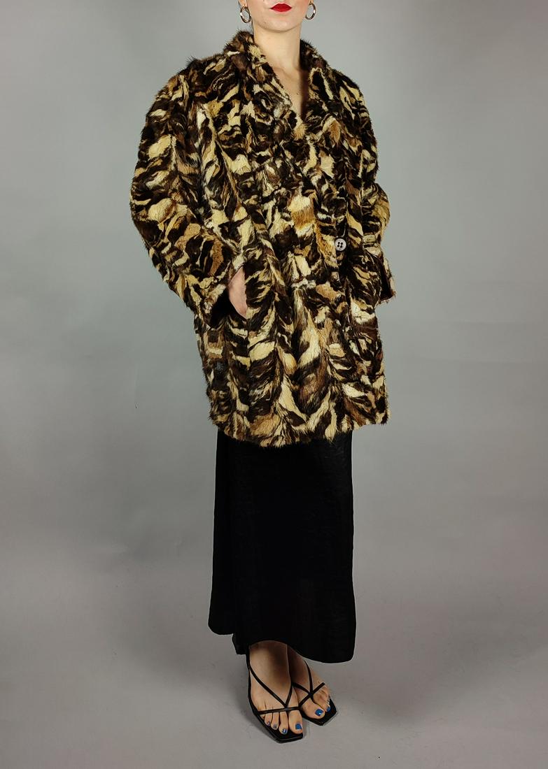 MULTI COLOUR MINK FUR COAT (1 of 7)