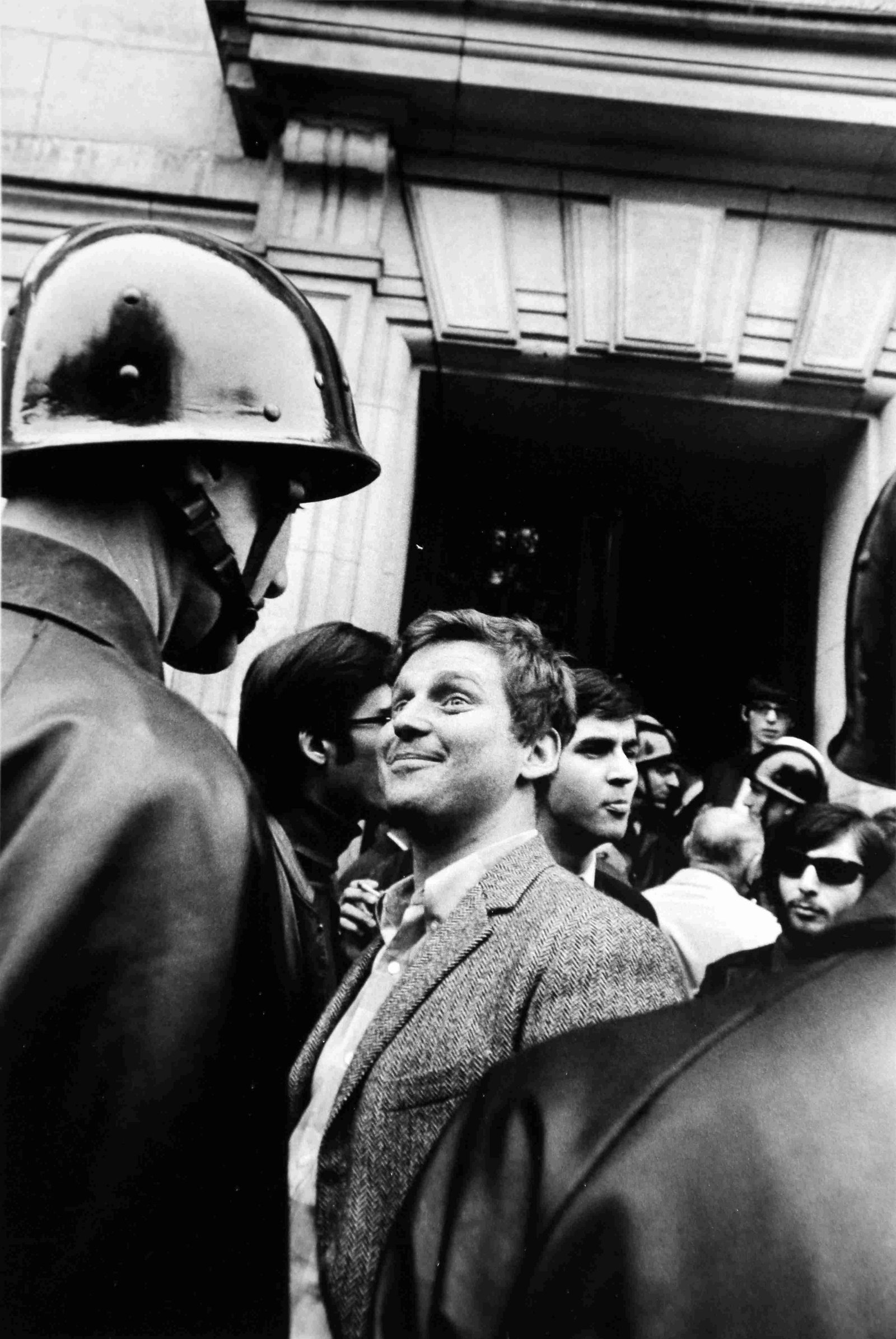 Gilles Caron - Daniel Cohn-Bendit, La Sorbonne, Paris,: Artist: Gilles Caron Title: Daniel Cohn-Bendit, La Sorbonne, Paris, Mai 1968 Date Printed: 2008 Medium: High Quality Photo Print with Copyright Gilles Caron / Contact Press Images / Grazie Neri Print 