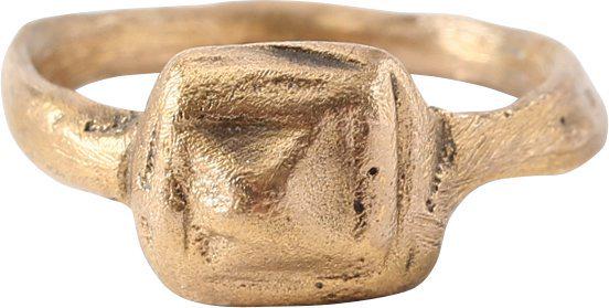 ROMAN PROSTITUTE'S RING 1st-3rd CENT AD SZ 6 3/4 (1 of 3)