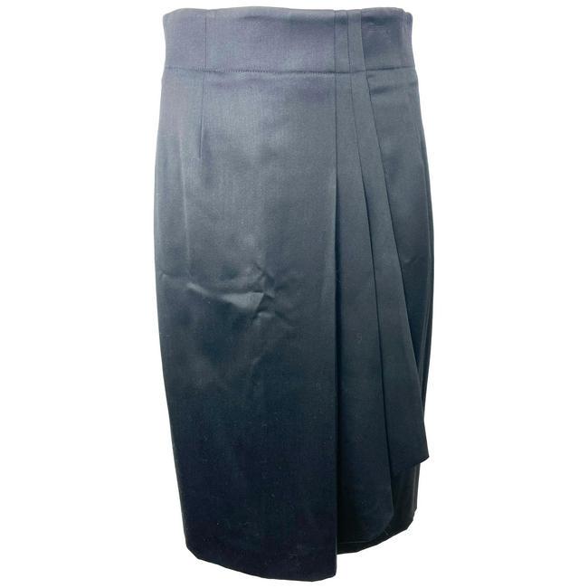 JLS Paris Scherrer Boutique Black Skirt, Size 40: Product details: The skirt features pleated front design with front slit, rear zip closure and mid length. Details Dimensions Length: 25 in. (63.5 cm)Marked Size: 40 (EU)Waist: 28 in. (71.12 cm)Hip: 3