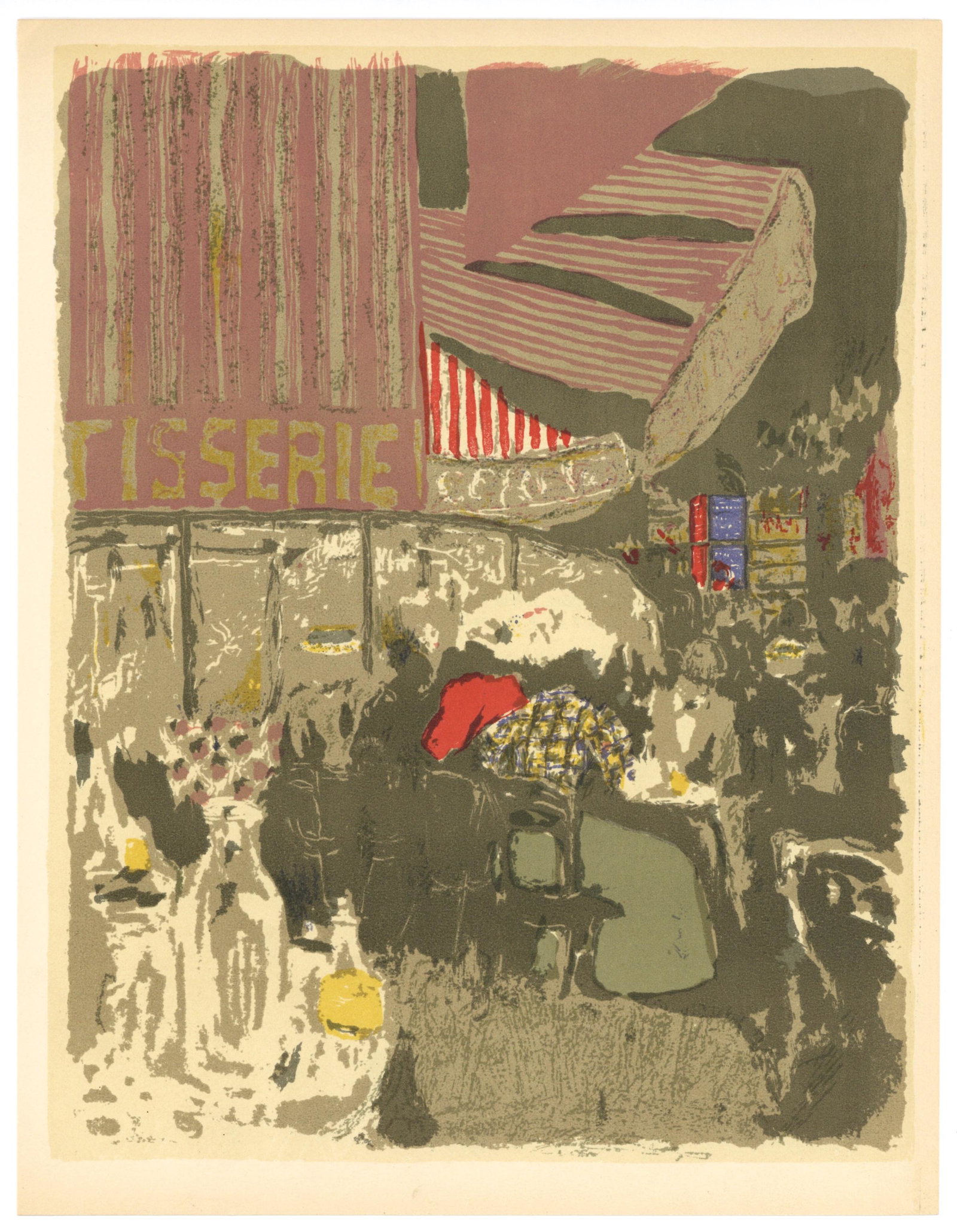 Edouard Vuillard lithograph "La Patisserie" (1 of 1)
