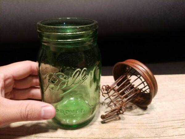 Green Ball Jar Glass Mouse Trap (1 of 20)