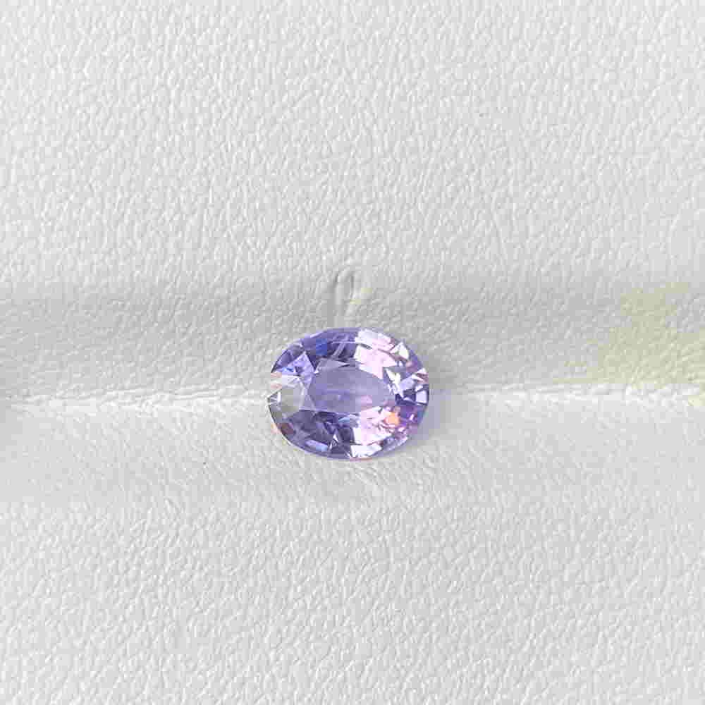 Natural Lilac Purple Sapphire 1.37 Cts Madagascar Oval (1 of 5)