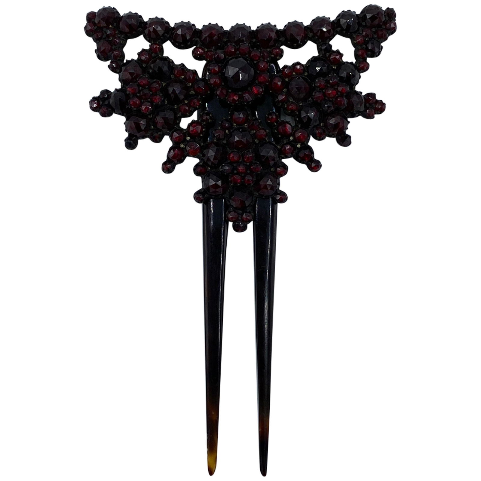 Victorian Garnet Hair Ornament (1 of 9)