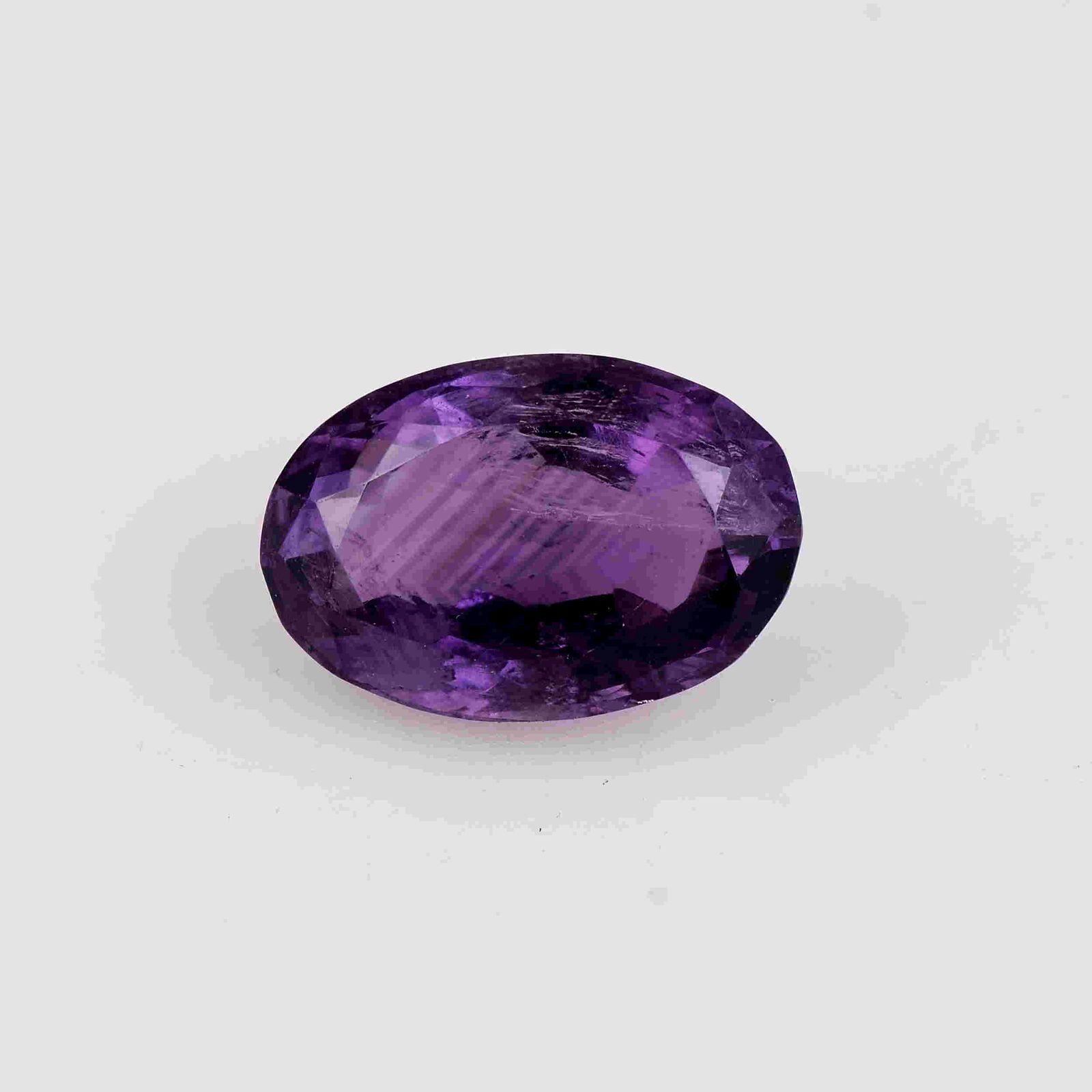 6.92 Carat Purple Oval Amethyst Loose Gemstone 1 Piece (1 of 7)