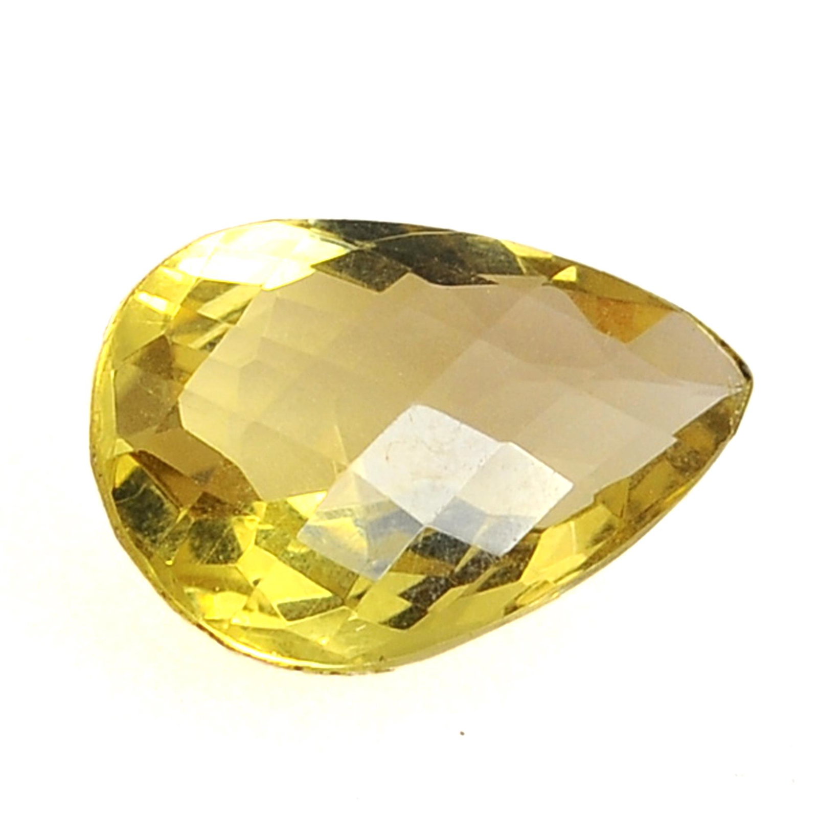 10.00 Carat Yellow Pear Lemon Quartz Loose Gemstone 1: No Reserve! Title: 10.00 Carat Yellow Pear Lemon Quartz Loose Gemstone 1 Piece Additional Information: Specification of Gemstone Stone : Lemon Quartz Shape : Pear Size : 8H x 19L x 13W mm Color : Yell
