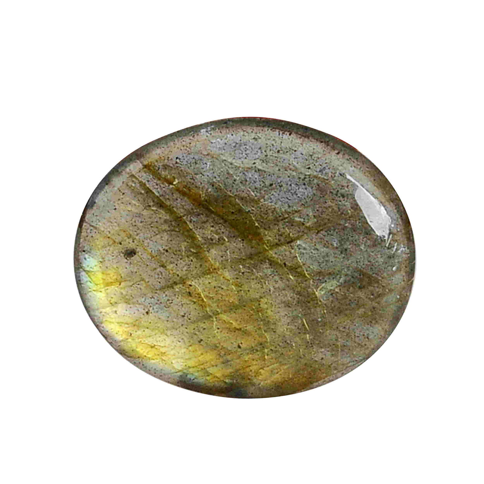 6.45 Carat Green Mix Color Natural Oval Labradorite: No Reserve! Title: 6.45 Carat Green Mix Color Natural Oval Labradorite Loose Gemstone 1 Pieces Brand: Gems Trading Center Gemstones: Labradorite Carat Weights: 6.45 Size/Dimensions: 3H x 17.5L x 14.5W