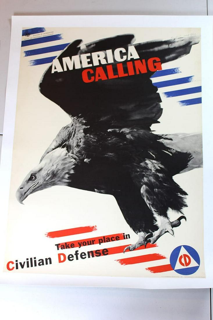 America Calling - Art by Herbert (1932) 30" x 40" US (1 of 1)