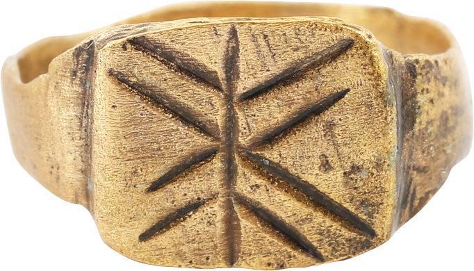 FINE ROMAN SIGNET RING 3TH-6TH CENT AD, SZ 6 1/4 (1 of 3)