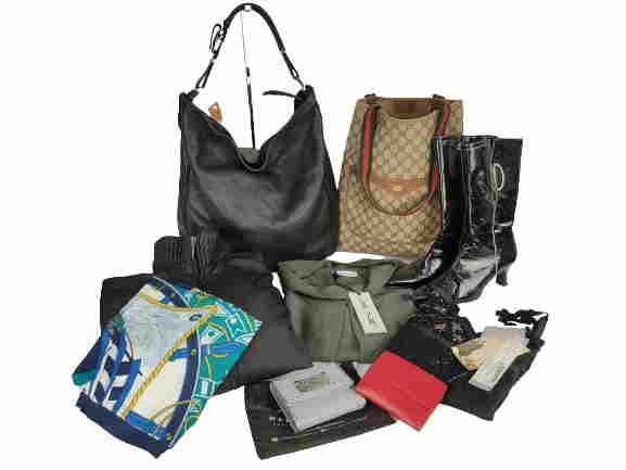 LOUIS VUITTON, GUCCI, PARIS HILTON  Lot of 9 pieces of (1 of 12)