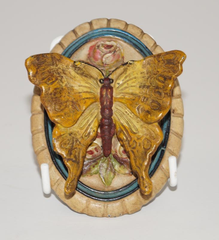 Antique Butterfly Cast Iron Doorknocker Ca. 1926 (1 of 3)