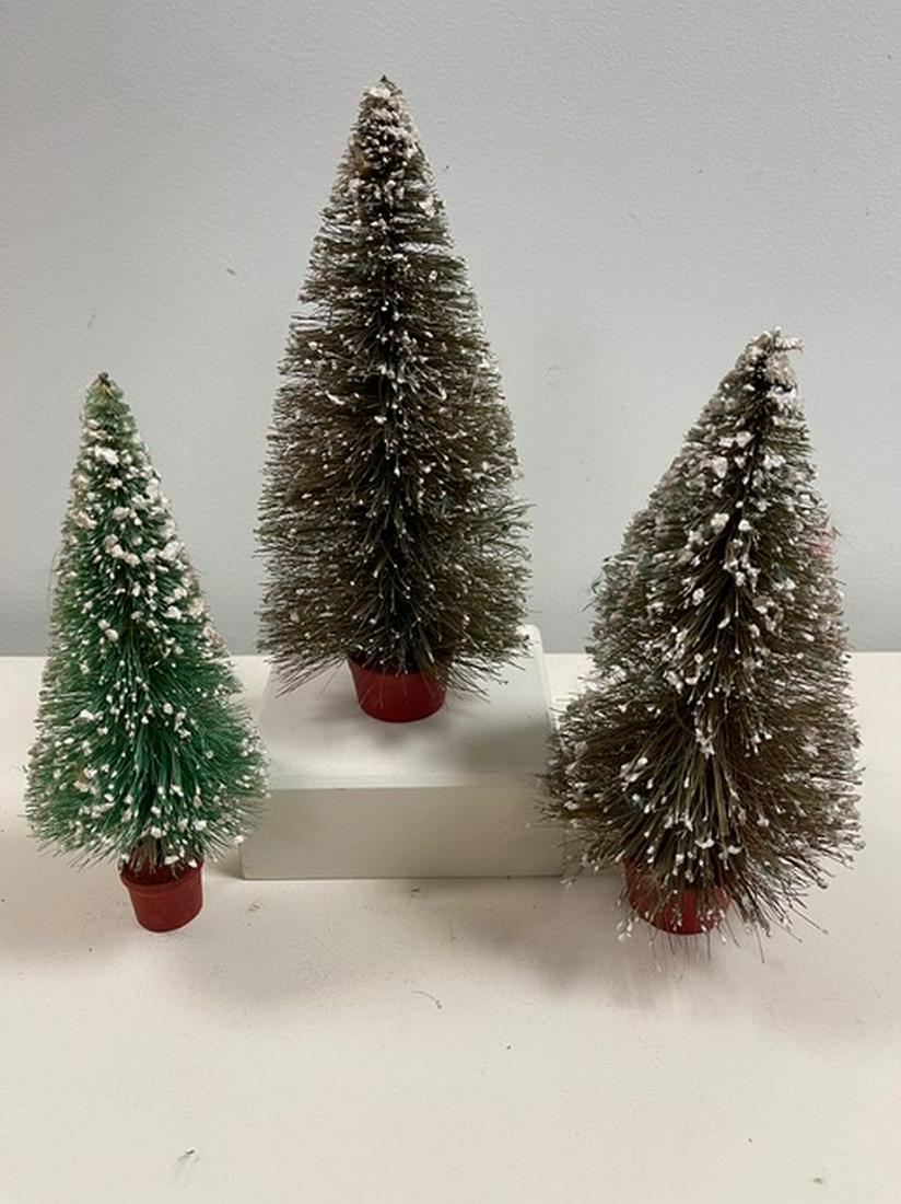 Three Early Flower Pot Base Christmas trees (1 of 1)