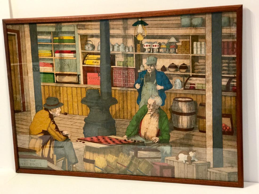 General Store Interior Drawing (1 of 4)