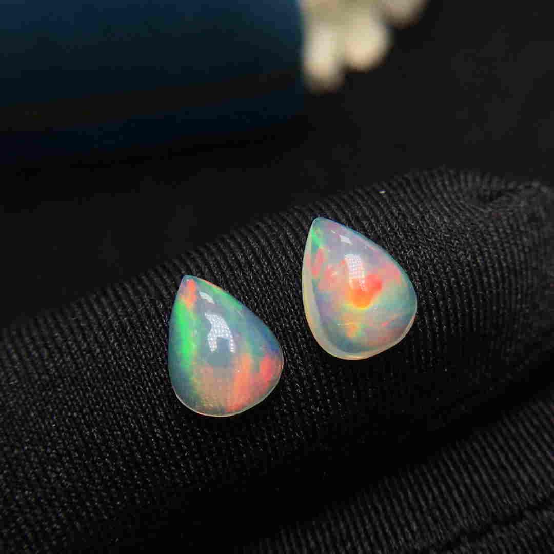 Natural Pear Cut 2.2 Carats Opal Loose Gemstone 2 pac (1 of 6)