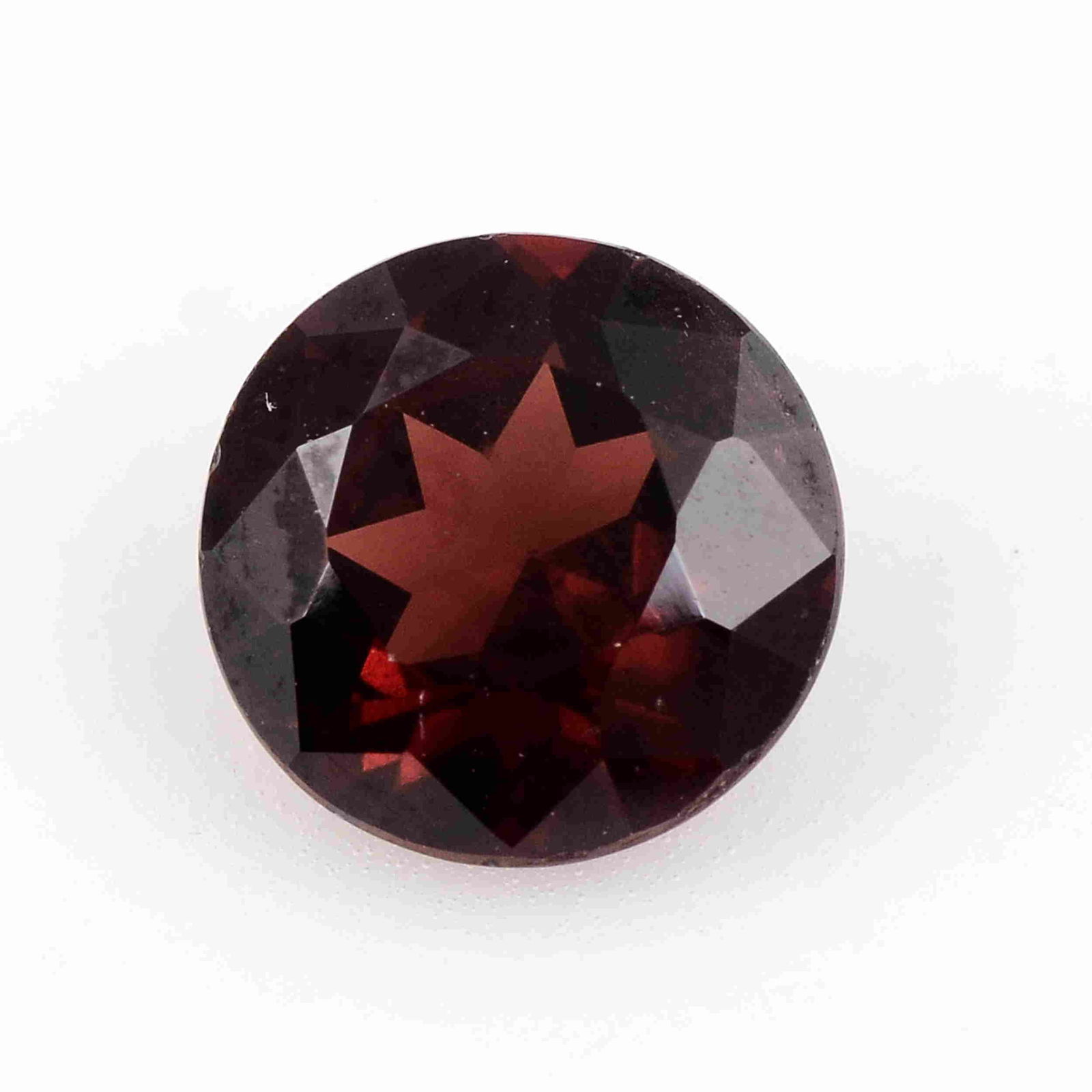 4 Carat Red Color Natural Round Garnet Loose Gemstone 1 (1 of 7)