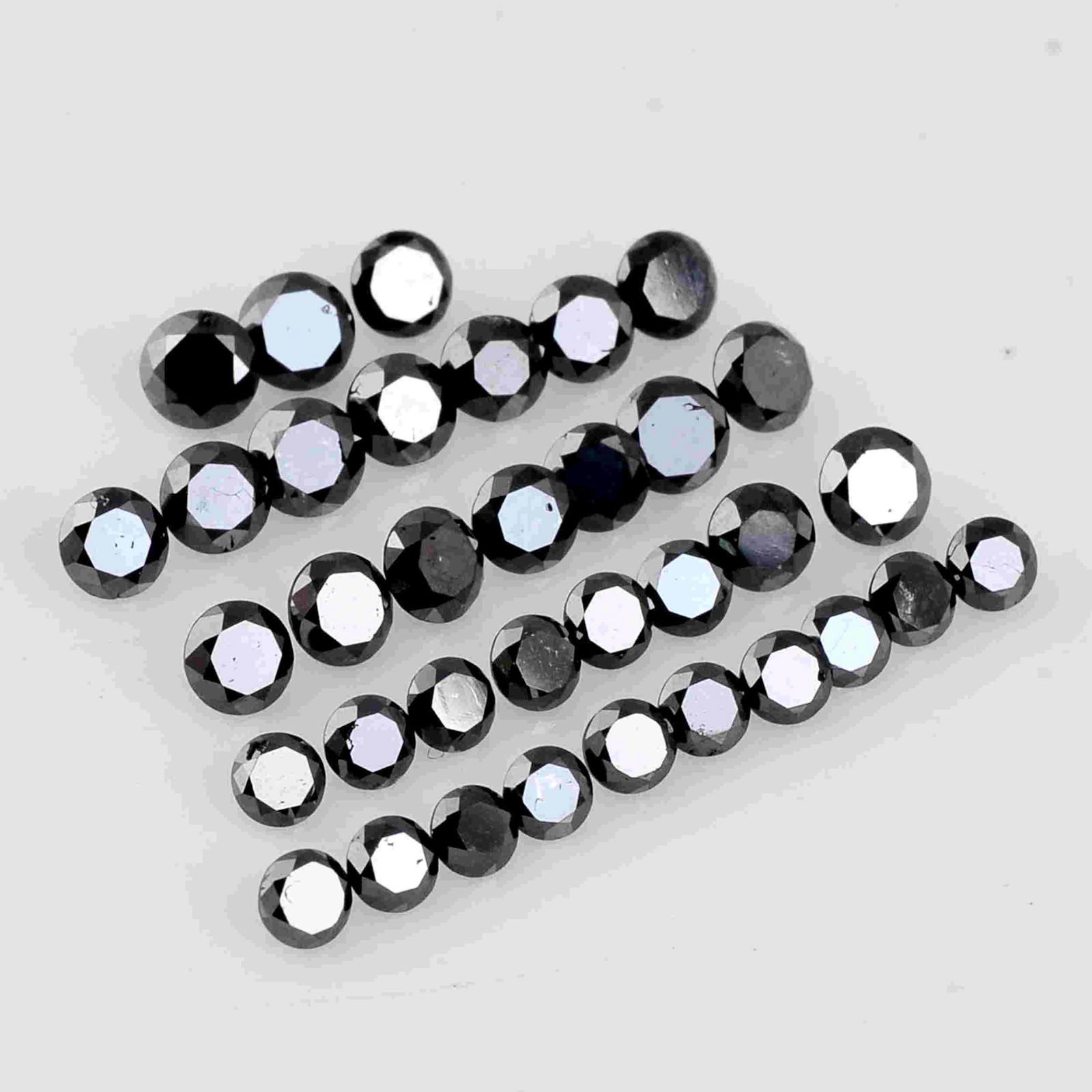 4.94 Carat Fancy Black Color Natural Round Diamond (1 of 8)