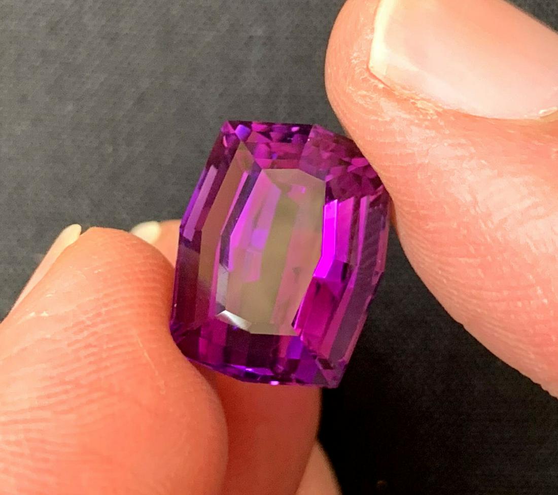 Natural Amethyst Gemstone Deep Pink and Purple Fancy (1 of 5)