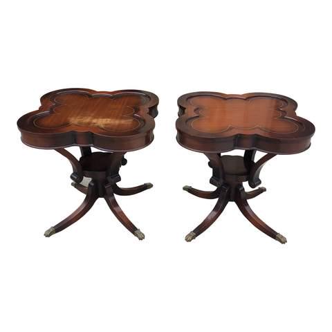 Clover Leaf Side Tables - a Pair - FREE SHIPPING! (1 of 9)